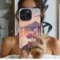 Sunset Tulips Mountain Lake
 Phone Case iPhone Samsung Cover Pixel 5700 - Image 1