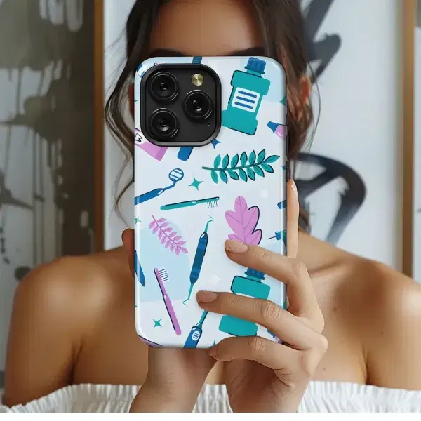 Sunshine and Clouds Doodle Art Phone Case iPhone Samsung Cover Pixel 4898 - Image 1