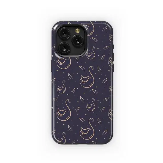 Swan Constellation Pattern Phone Case iPhone Samsung Cover Pixel 5121 - Image 1