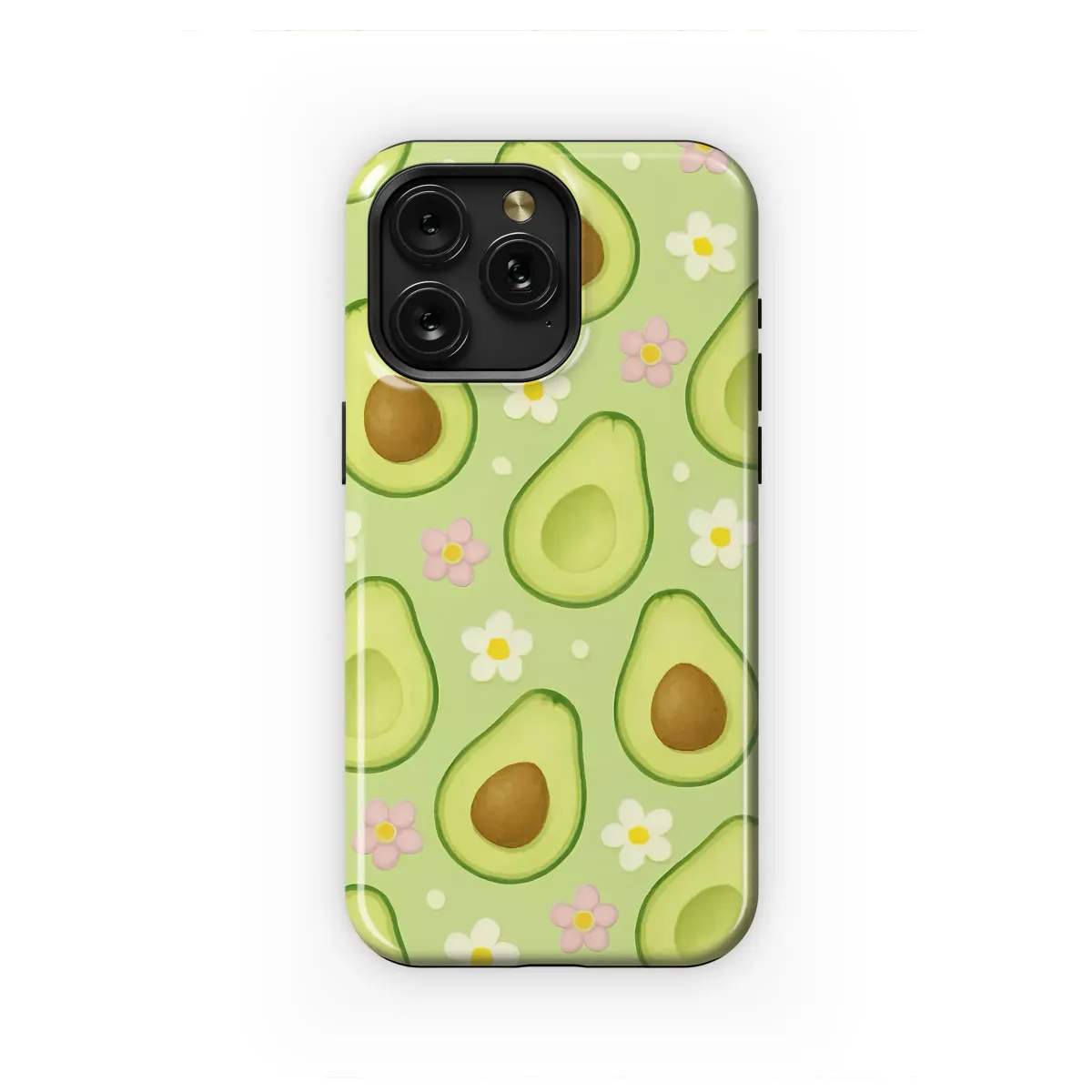 Sweet Avocado Floral Meadow Art Phone Case iPhone Samsung Cover Pixel 7287 - Image 1