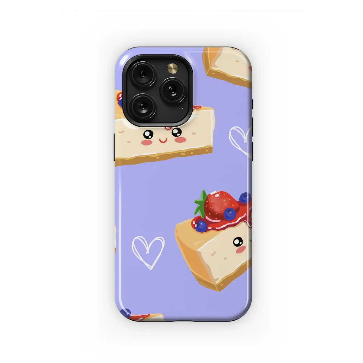 Sweet Berry Kawaii Cheesecake Dream Phone Case iPhone Samsung Cover Pixel 7727 - Image 1
