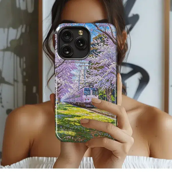 Sweet Ghost in Meadow
 Phone Case iPhone Samsung Cover Pixel 4158 - Image 1