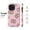 Sweet & Salty Pink Pretzel Art Phone Case iPhone Samsung Cover Pixel 7573 - Image 6