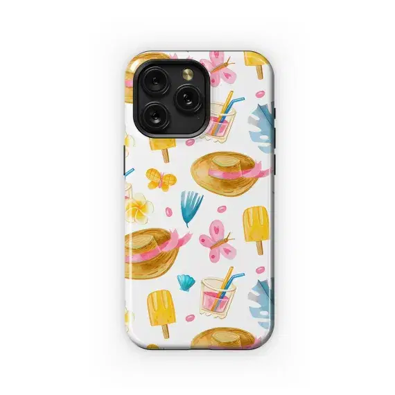 Sweet Tropical Summer Fun Pattern Phone Case iPhone Samsung Cover Pixel 5290 - Image 1