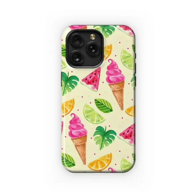 Sweet Tropical Summer Pattern Phone Case iPhone Samsung Cover Pixel 5291