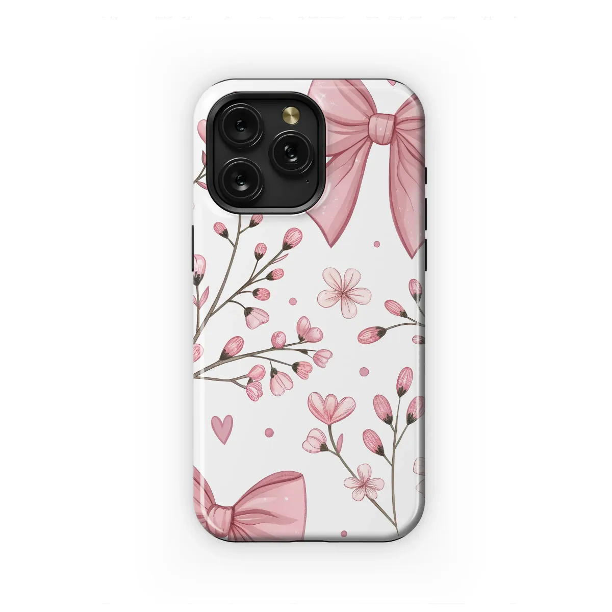 Sweetheart Blossom Bow Dream Phone Case iPhone Samsung Cover Pixel 7593 - Image 1