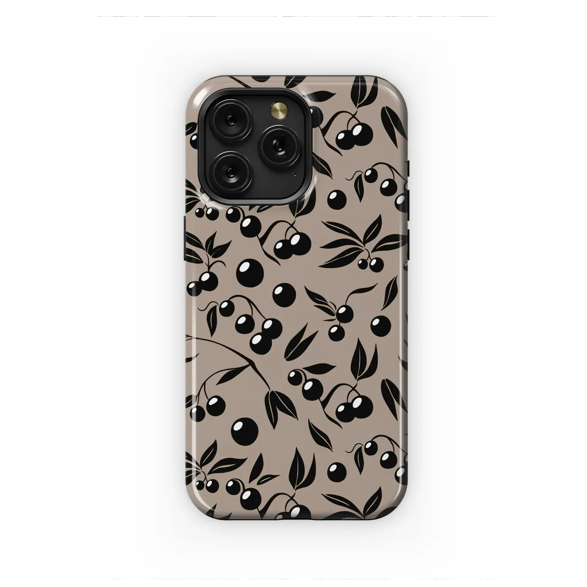 Tangled Branches of Cherry Noir Phone Case iPhone Samsung Cover Pixel 6436 - Image 1