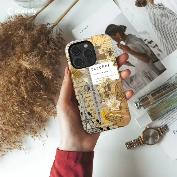 Teacher Collage Phone Case iPhone Samsung Pixel & More - Image 1