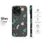 Teal and Gold Festive Whimsy Phone Case iPhone Samsung Cover Pixel 8035 - Image 7