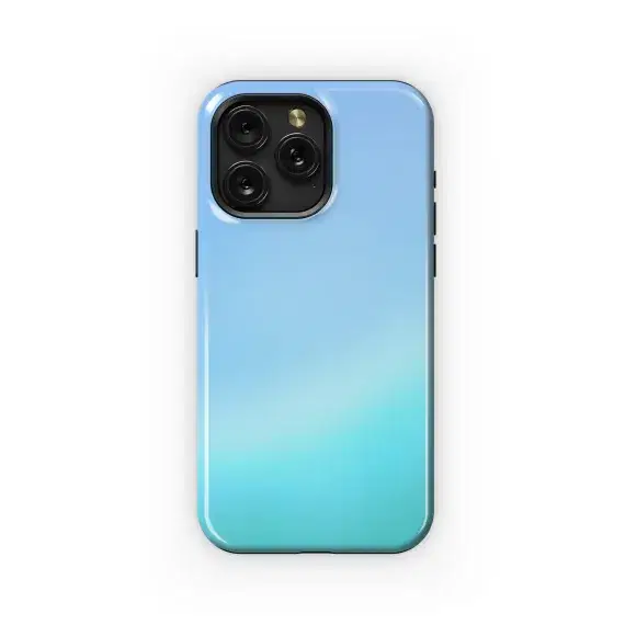 Teal Blurred Water Phone Case iPhone Samsung Cover Pixel 2394 - Image 1