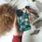 Teal Floral Bloom
 Phone Case iPhone Samsung Cover Pixel 6160 - Image 4
