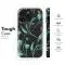 Teal Watercolor Foliage on Black Phone Case iPhone Samsung Cover Pixel 5195 - Image 6