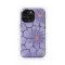 Textured Purple Floral Art Botanical Illustration Phone Case Cover for iPhone 17 Pro Max 16 15 13 Samsung S25 S24 Pixel 8195 - Image 1