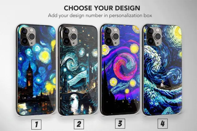The Starry Night Phone Case Vincent Van Gogh Cover