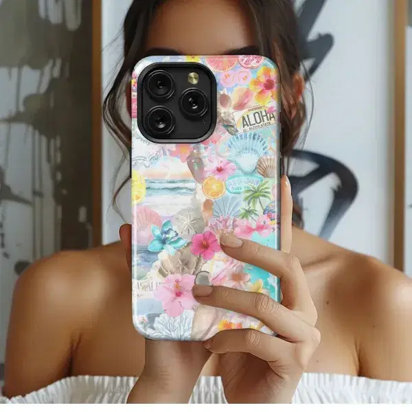 Toile de Jouy Navy Blue Phone Case iPhone Samsung Cover Pixel 4999 - Image 1