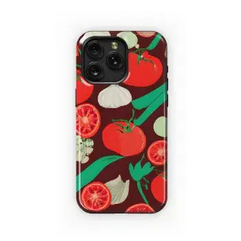Tomato Horseradish Garlic Phone Case iPhone Samsung Cover Pixel 3304 - Image 1