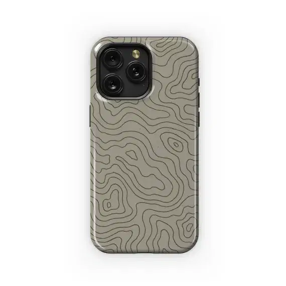Topographic Lines Design
 Phone Case iPhone Samsung Cover Pixel 5677 - Image 1