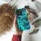 Topographic Map Marble Black and Phone Case iPhone Samsung Pixel & More - Image 2
