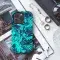 Topographic Map Marble Black and Phone Case iPhone Samsung Pixel & More - Image 3
