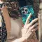 Topographic Map Marble Black and Phone Case iPhone Samsung Pixel & More - Image 4