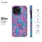 Topographic Map Marble Blue and Phone Case iPhone Samsung Pixel & More - Image 6