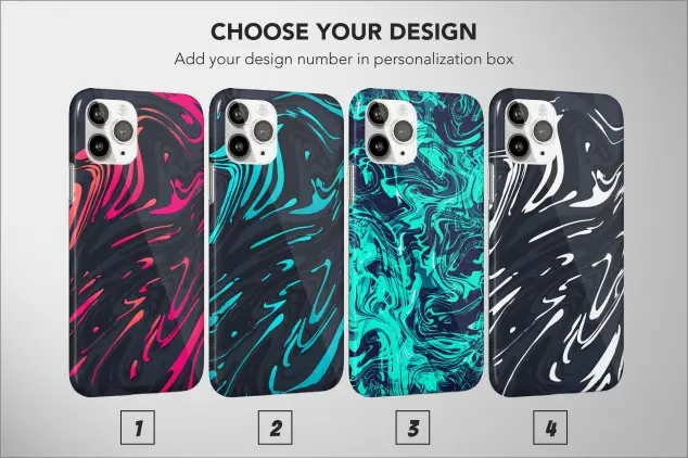 Topographic Map Phone Case Camo Cover