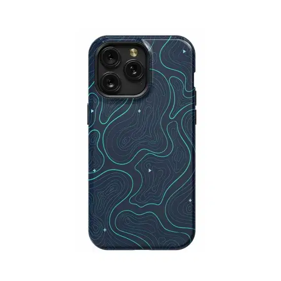 Topographic Phone Case iPhone Samsung Pixel & More - Image 1