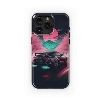 Toyota Supra Night Drive Phone Case iPhone Samsung Cover Pixel 3508 - Image 1