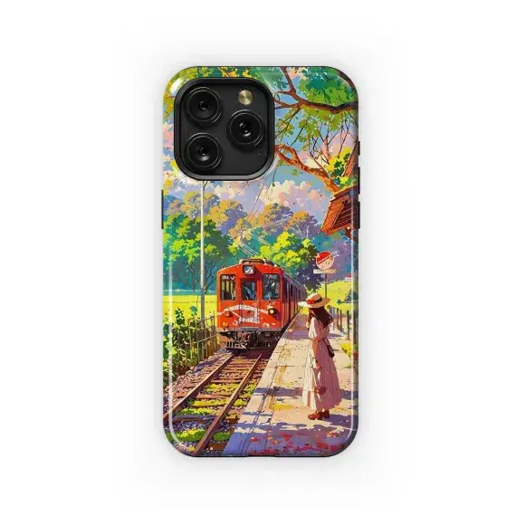 Train Station Dreamscape
 Phone Case iPhone Samsung Cover Pixel 4074 - Image 1