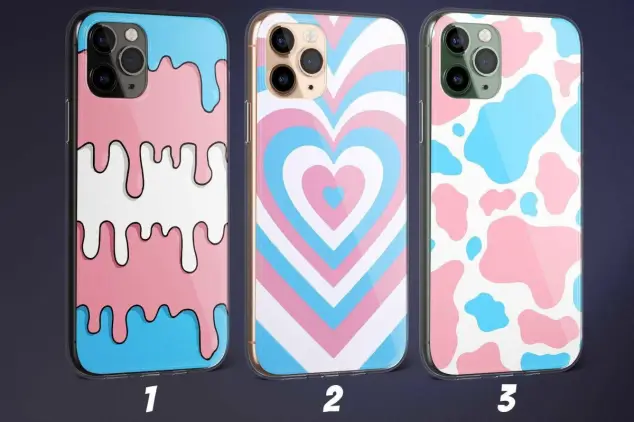 Transgender Pride Flag Lgbtq+ Cute Aesthetic Phone Case