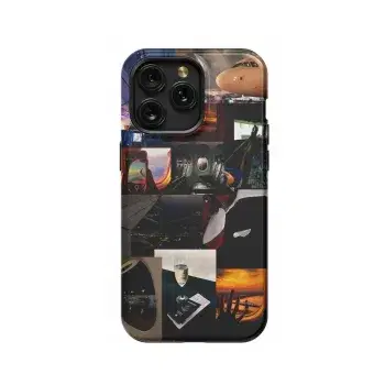 Travel Airplane Collage Phone Case iPhone Samsung Pixel & More #518 - Image 1