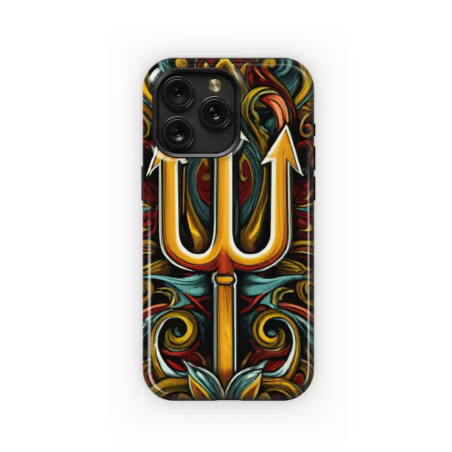 Trident Cartoon Phone Case iPhone Samsung Cover Pixel 3383