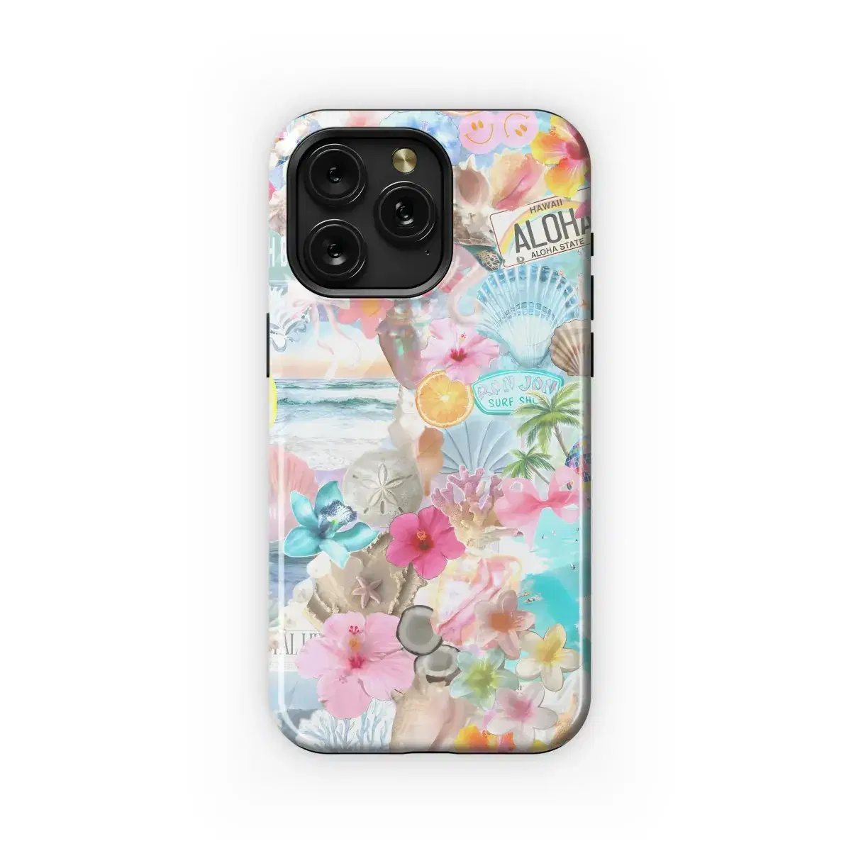 Tropical Beach Collage Vibes Phone Case iPhone Samsung Cover Pixel 5043 - Image 1