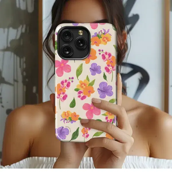Tropical Floral Delight
 Phone Case iPhone Samsung Cover Pixel 5694 - Image 1