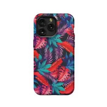 Tropical Floral Leaf Phone Case iPhone Samsung Pixel & More #335 - Image 1