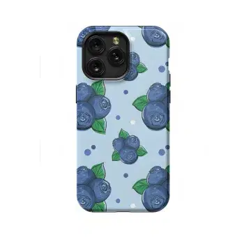 Tropical Fruit Blueberry Seamless  Phone Case iPhone Samsung Pixel & More 389 - Image 1