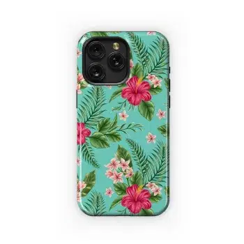 Tropical Hibiscus Bloom
 Phone Case iPhone Samsung Cover Pixel 5487 - Image 1