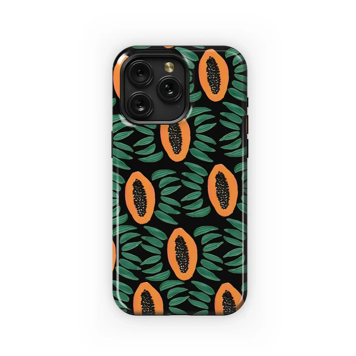 Tropical Papaya Pattern
 Phone Case iPhone Samsung Cover Pixel 5921 - Image 1
