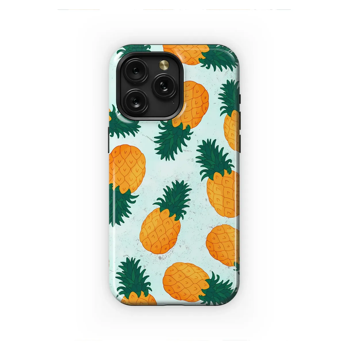 Tropical Pineapple Pop Art Delight Phone Case iPhone Samsung Cover Pixel 7642 - Image 1