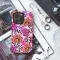 Tropical Pink Floral Cow Phone Case iPhone Samsung Pixel & More - Image 3
