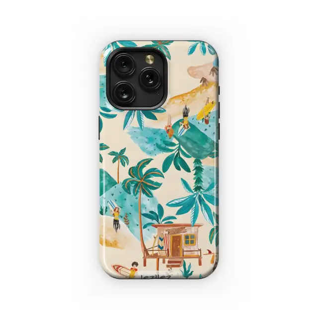 Tropical Surf Paradise Phone Case iPhone Samsung Cover Pixel 4801