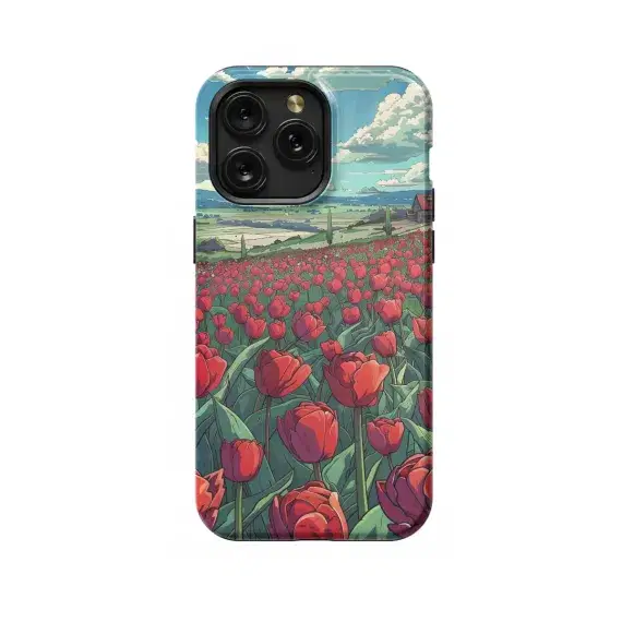 Tulip Landscape Phone Case iPhone Samsung Pixel & More 83 - Image 1