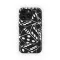 Tumbling Dice Monochrome Graphic Art Phone Case iPhone Samsung Cover Pixel 8100 - Image 1