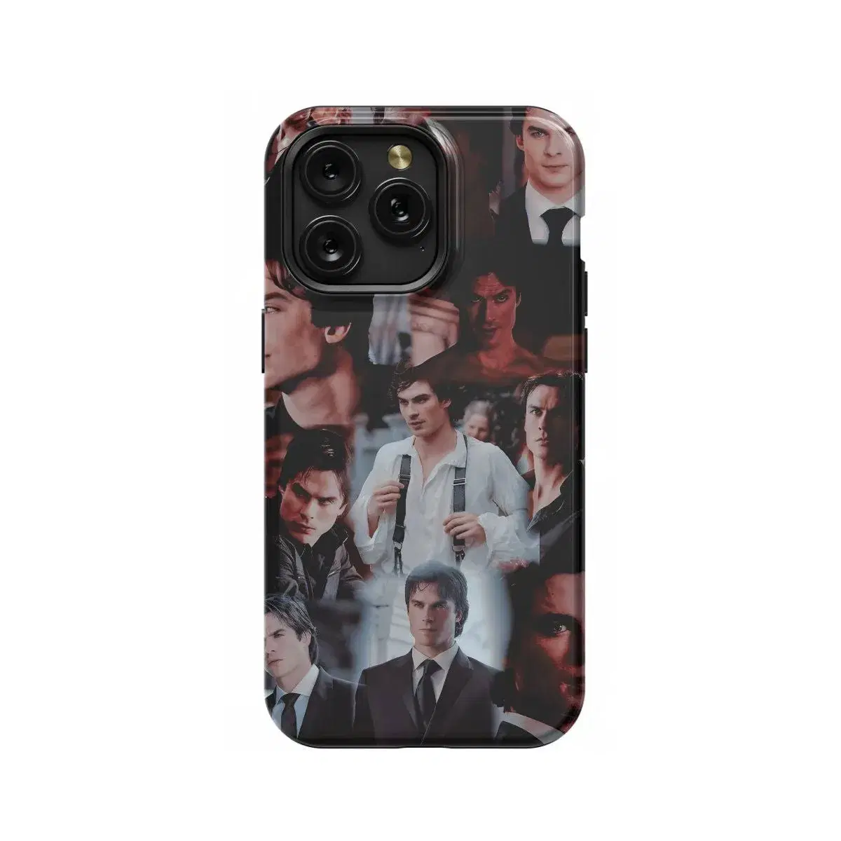 TVD The Vampire Diaries Damon Salvatore Collage Phone Case iPhone Samsung Pixel & More #53 - Image 1