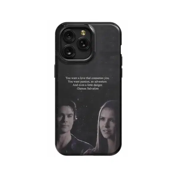 TVD The Vampire Diaries Damon Salvatore Phone Case iPhone Samsung Pixel & More - Image 1