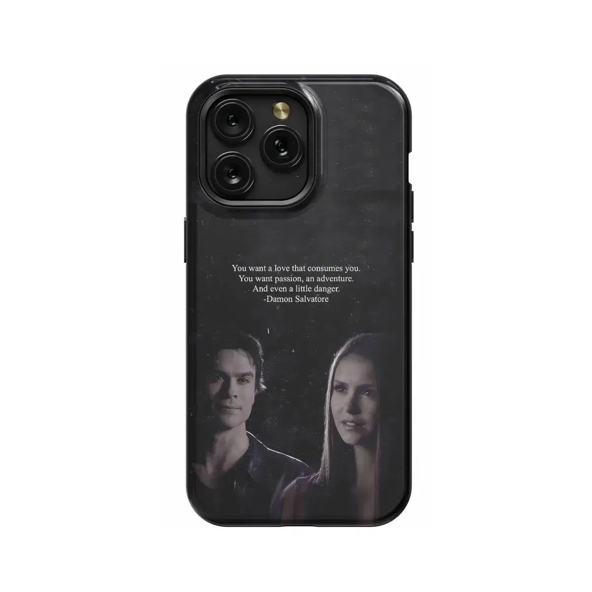 TVD The Vampire Diaries Damon Salvatore Quote Phone Case iPhone Samsung Pixel & More #56 - Image 1