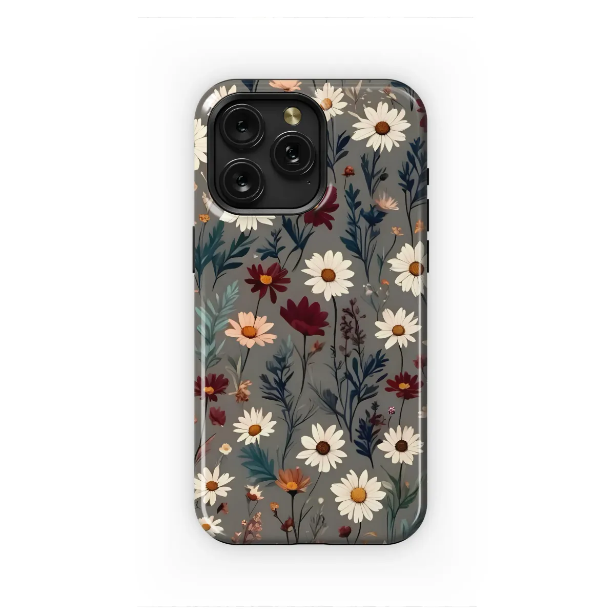 Twilight Meadow of Wild Daisies Phone Case iPhone Samsung Cover Pixel 6887 - Image 1