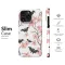 Twilight Sakura Bat Flight Art Phone Case iPhone Samsung Cover Pixel 7527 - Image 7
