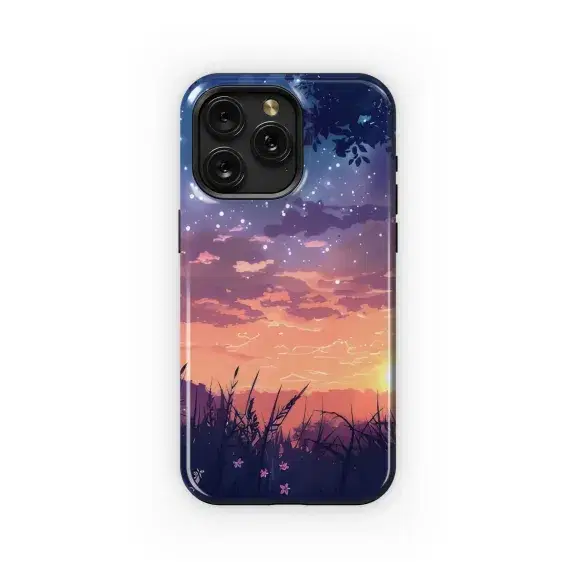 Twilight Starry Forest Phone Case iPhone Samsung Cover Pixel 5452 - Image 1
