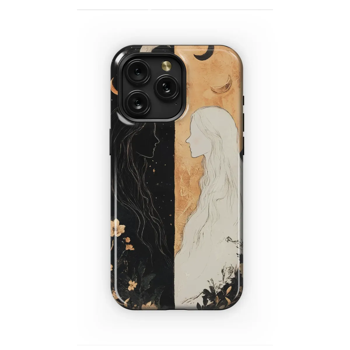 Two Halves of a Cosmic Soul Phone Case iPhone Samsung Cover Pixel 6397 - Image 1
